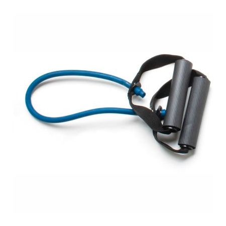 Fabrication Enterprises CanDo Exercise Tubing with Handles, Blue, 18" 1331219